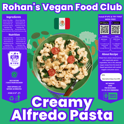 Vegan Alfredo Pasta - R'VFC